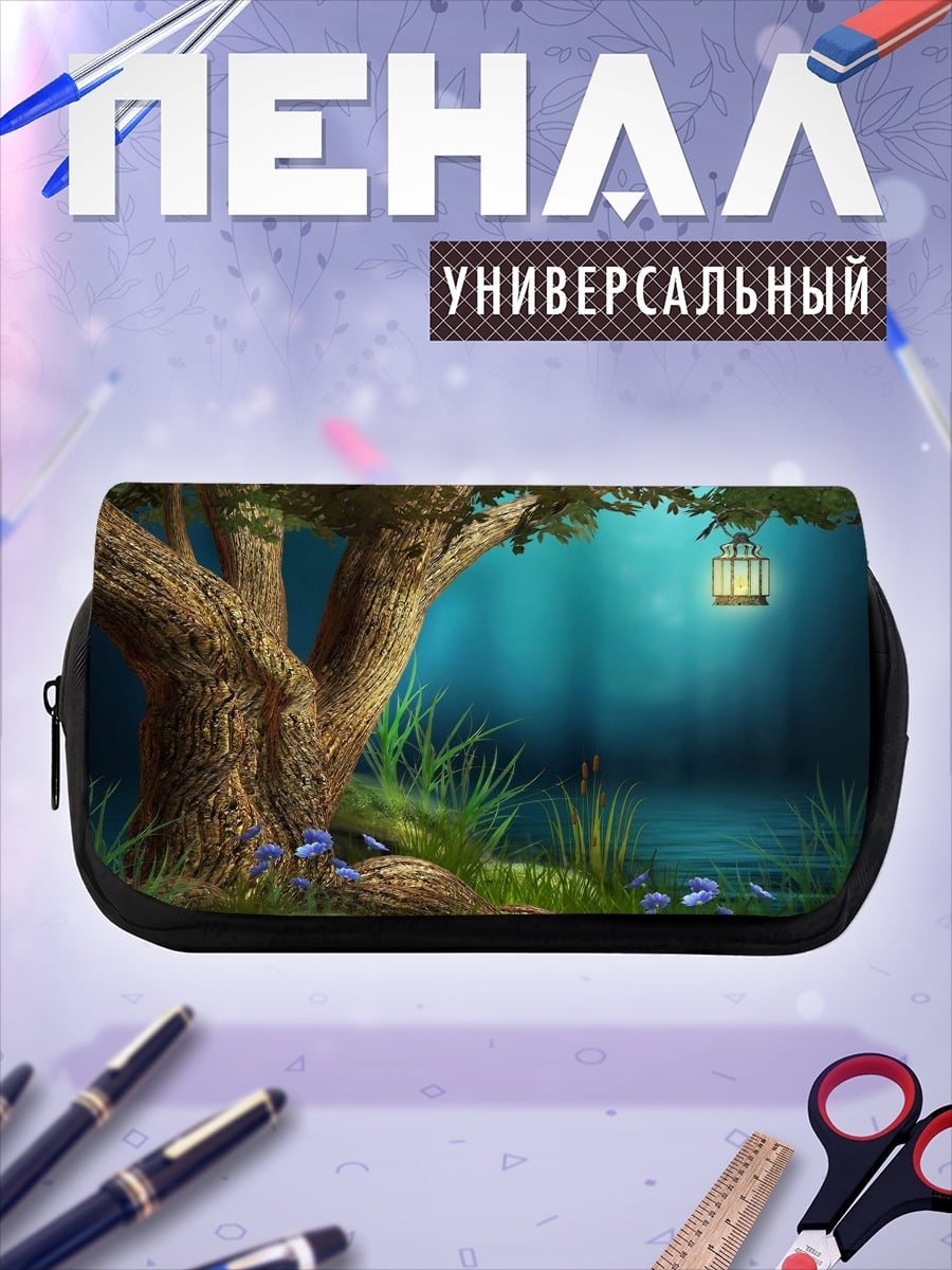 Пенал-косметичка волшебный лес