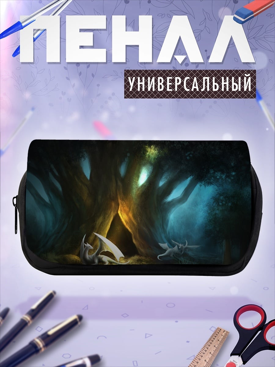 Пенал-косметичка волшебный лес