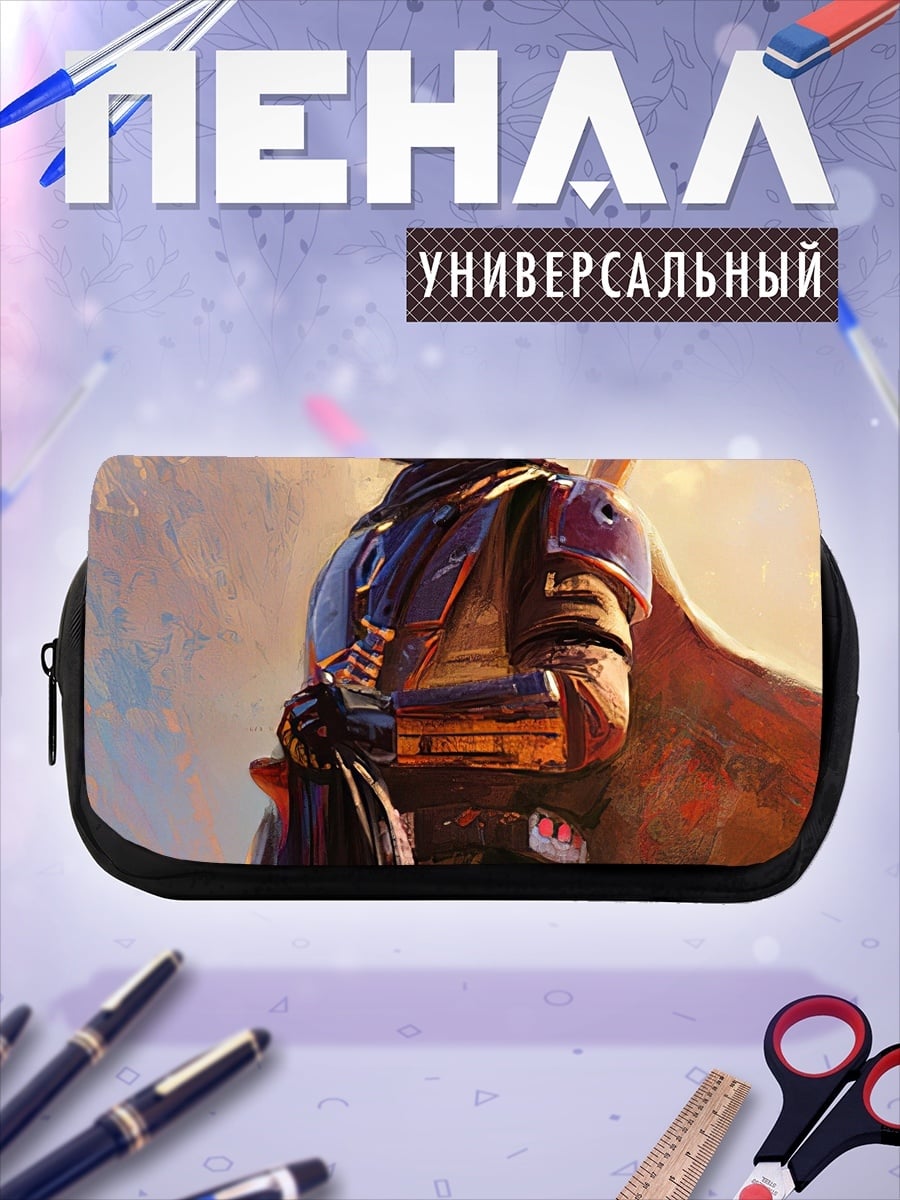 Пенал-косметичка Мандалорец на коне