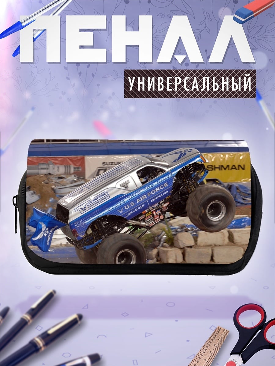 Пенал-косметичка монстр трак