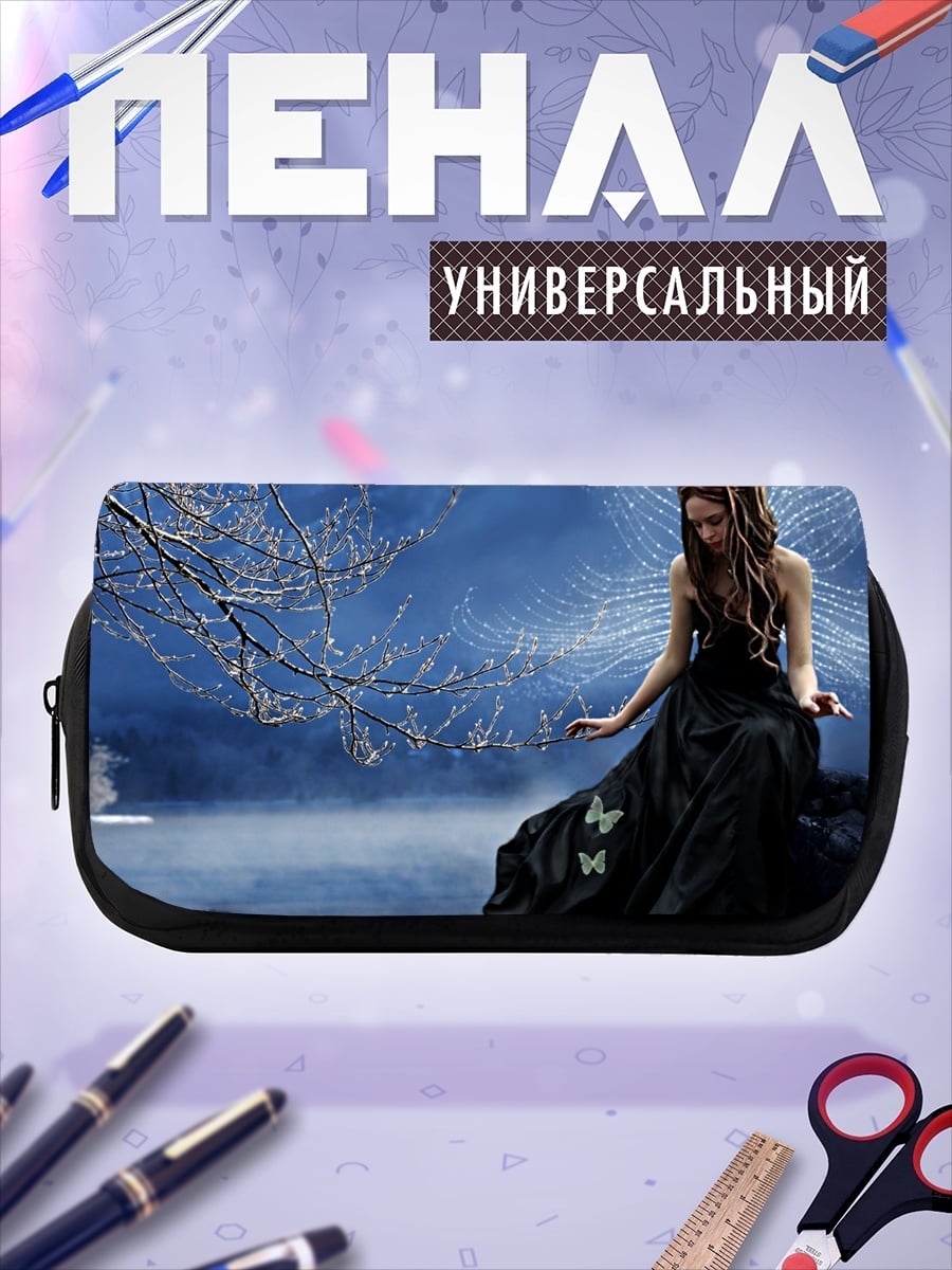 Пенал-косметичка фея в лесу