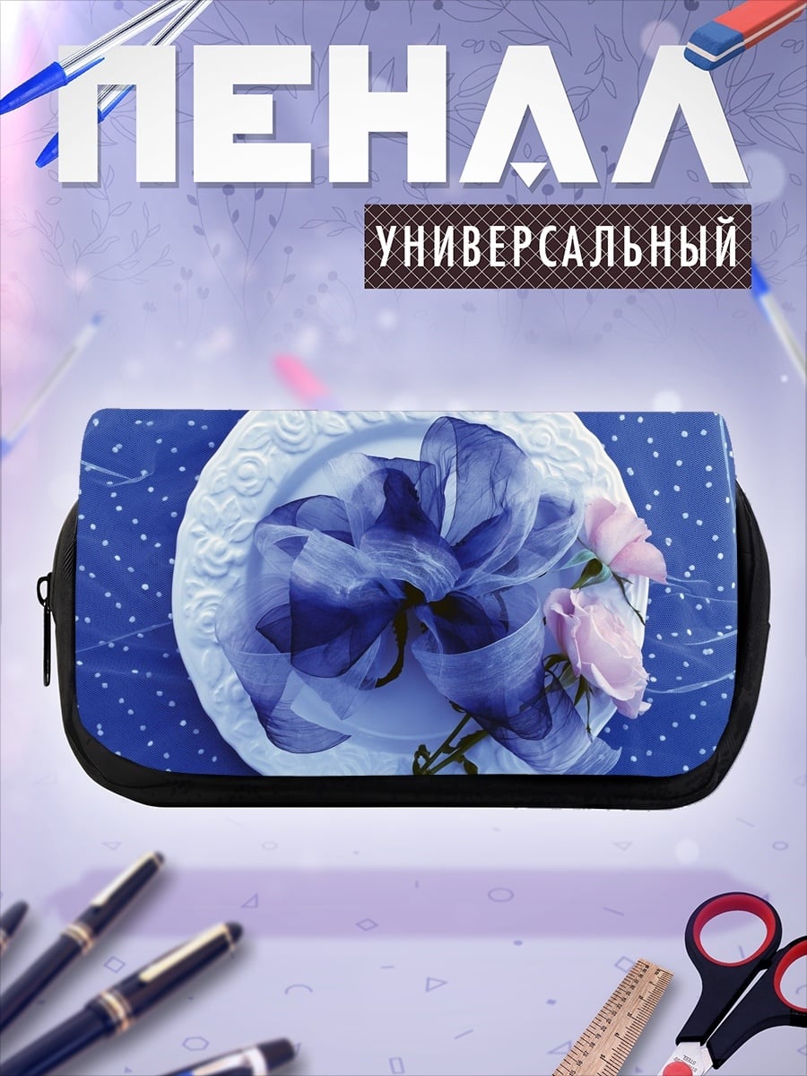 Пенал-косметичка Шляпа с бантом