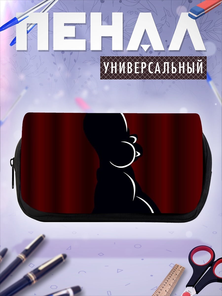 Пенал-косметичка Силуэт персонажа мультфильма