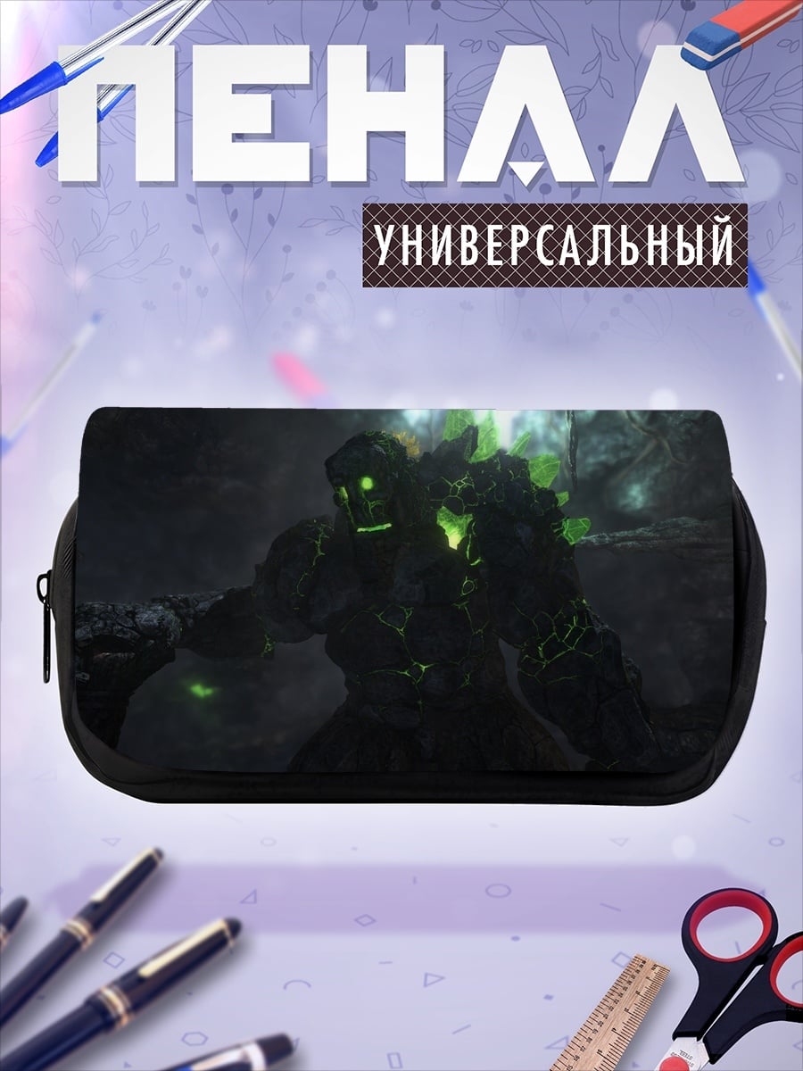 Пенал-косметичка Зеленый голем