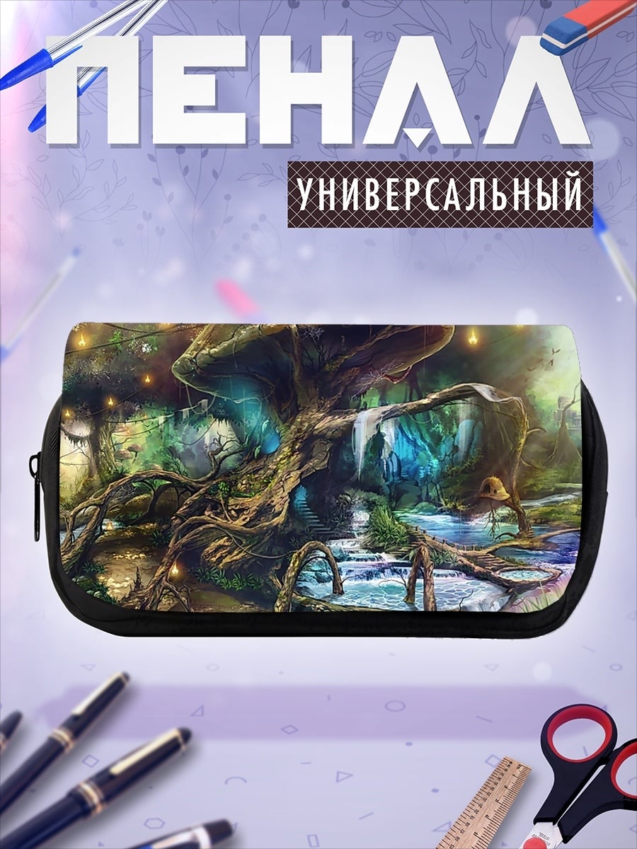 Пенал-косметичка Сказочный лес грибов