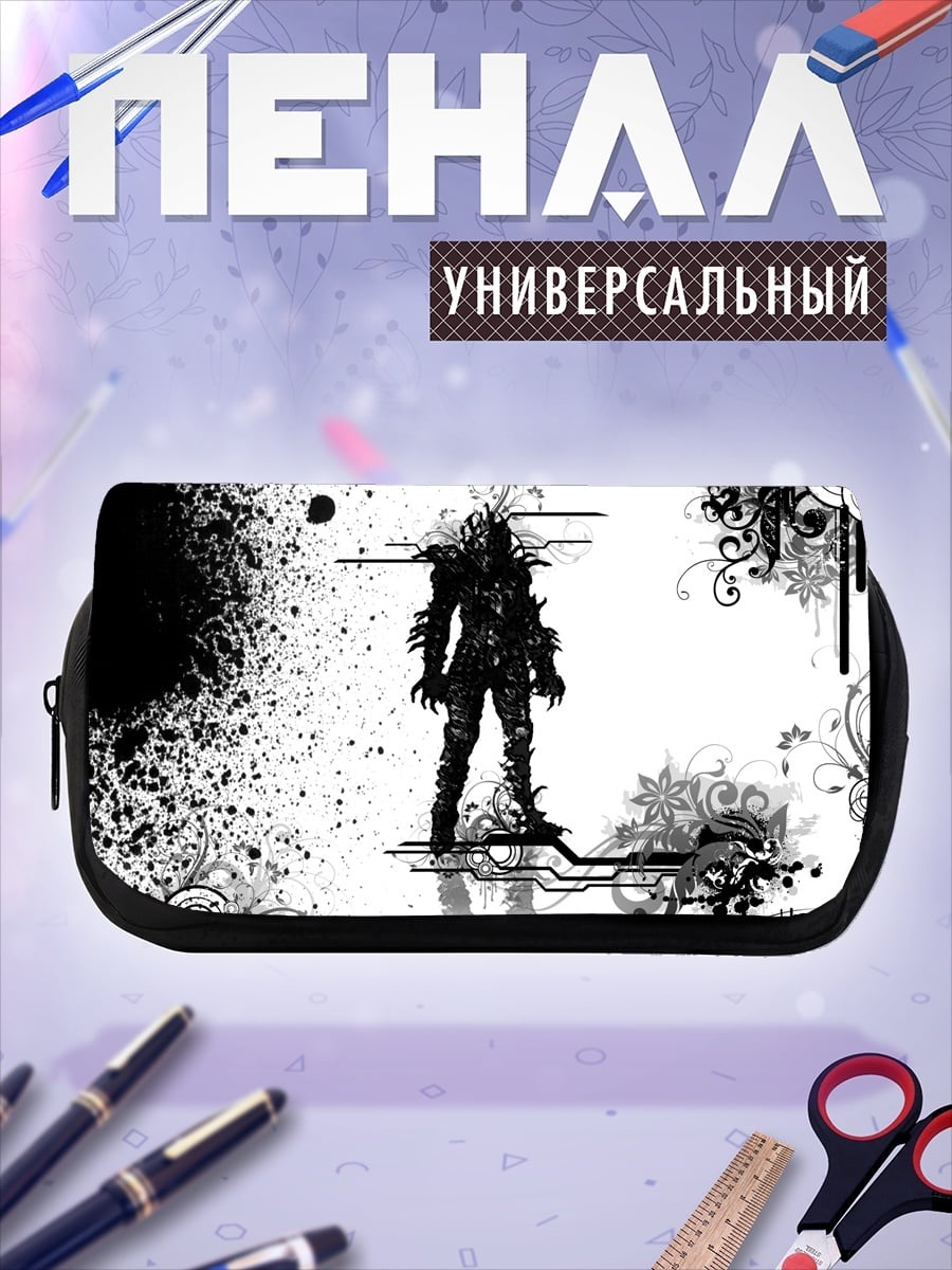 Пенал-косметичка черный воин