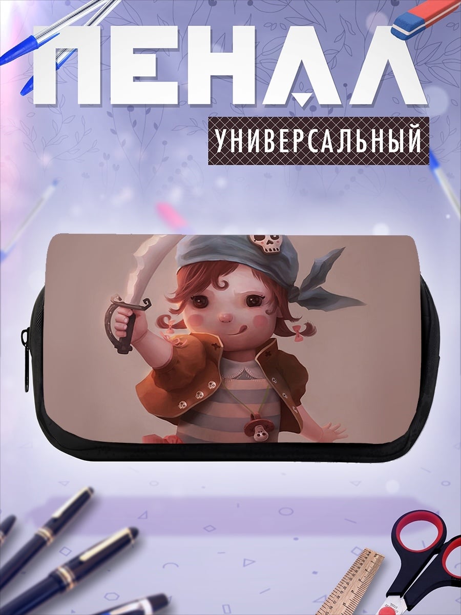 Пенал-косметичка Девочка пират