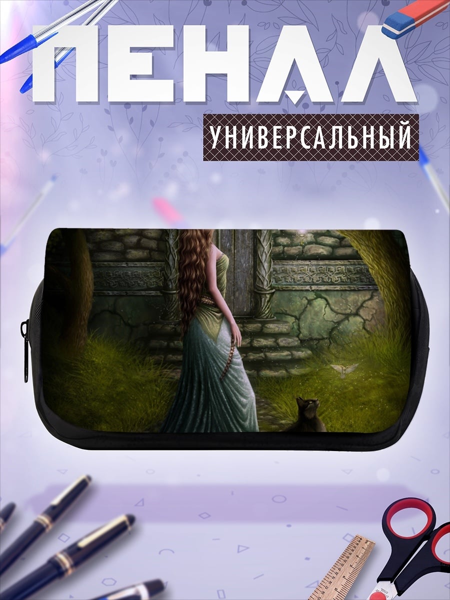 Пенал-косметичка Лесная фея с лисой
