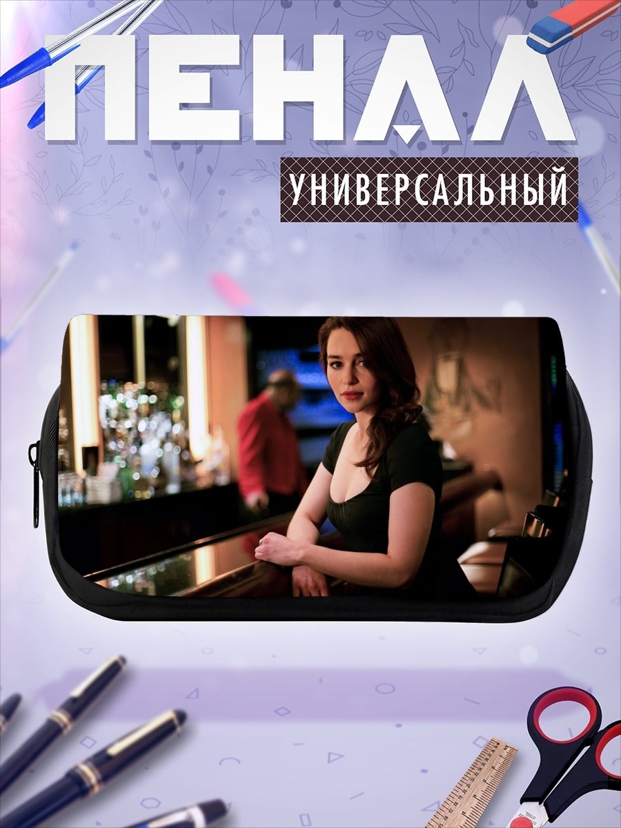Пенал-косметичка Девушка в баре