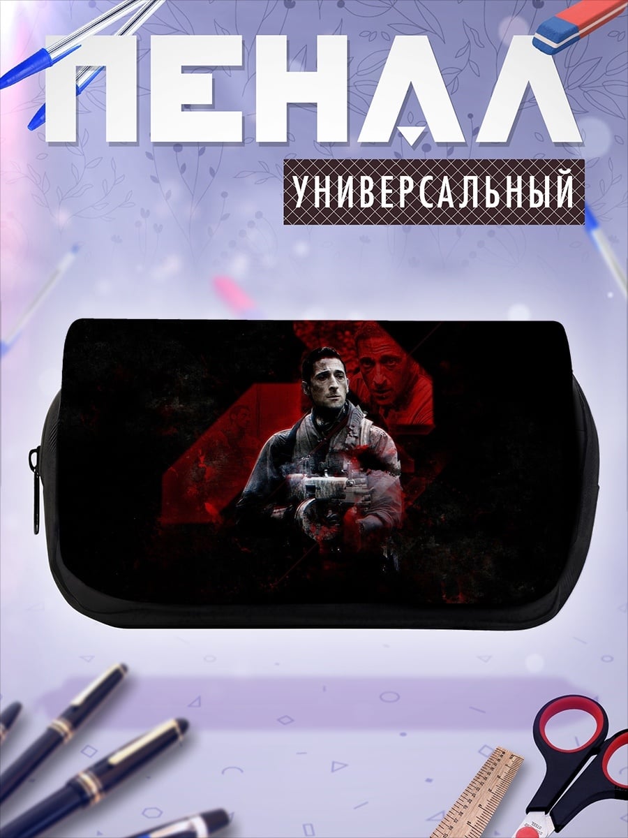 Пенал-косметичка Воин в красном