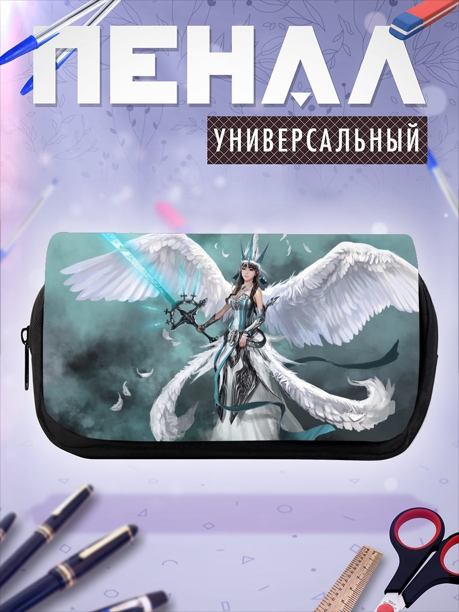 Пенал-косметичка ангел с мечом
