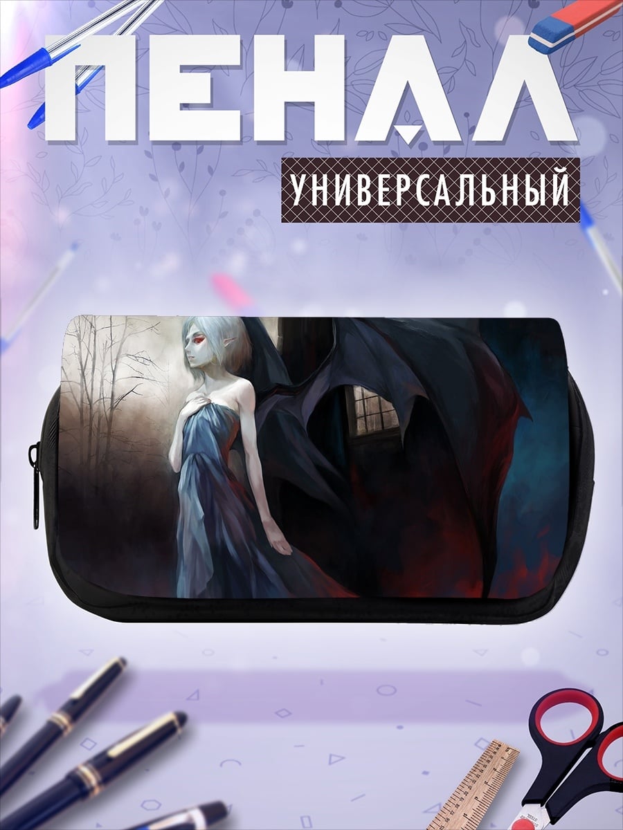 Пенал-косметичка ангел с крыльями