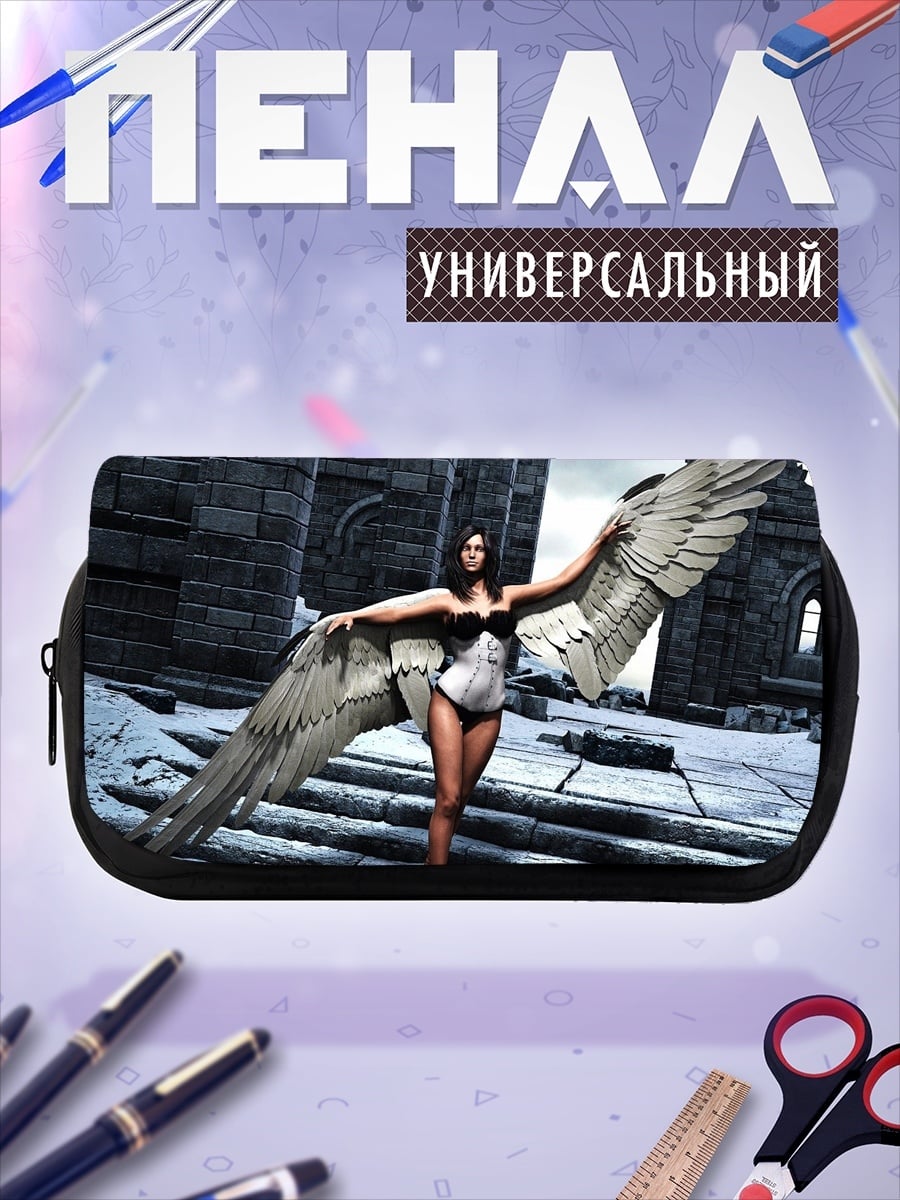 Пенал-косметичка Ангел в руинах