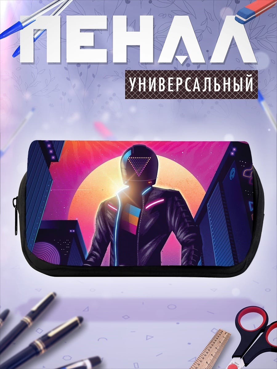 Пенал-косметичка Ретро футурист в шлеме