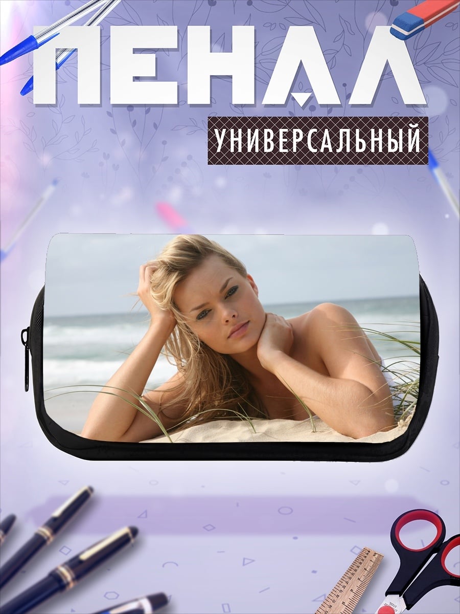 Пенал-косметичка Девушка на пляже