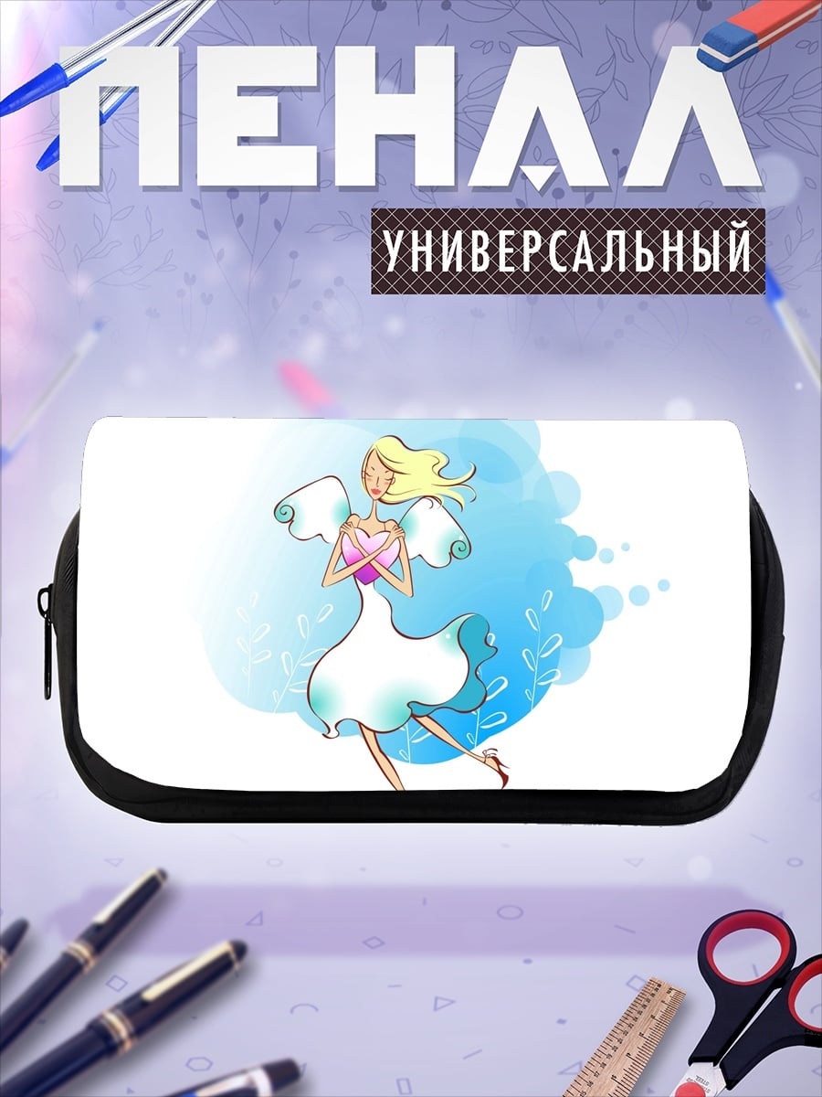 Пенал-косметичка Девушка в платье