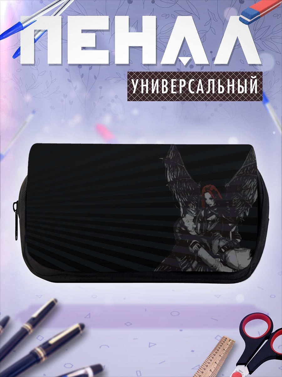 Пенал-косметичка ангел с крыльями