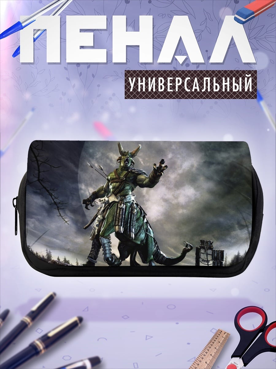Пенал-косметичка демон самурай