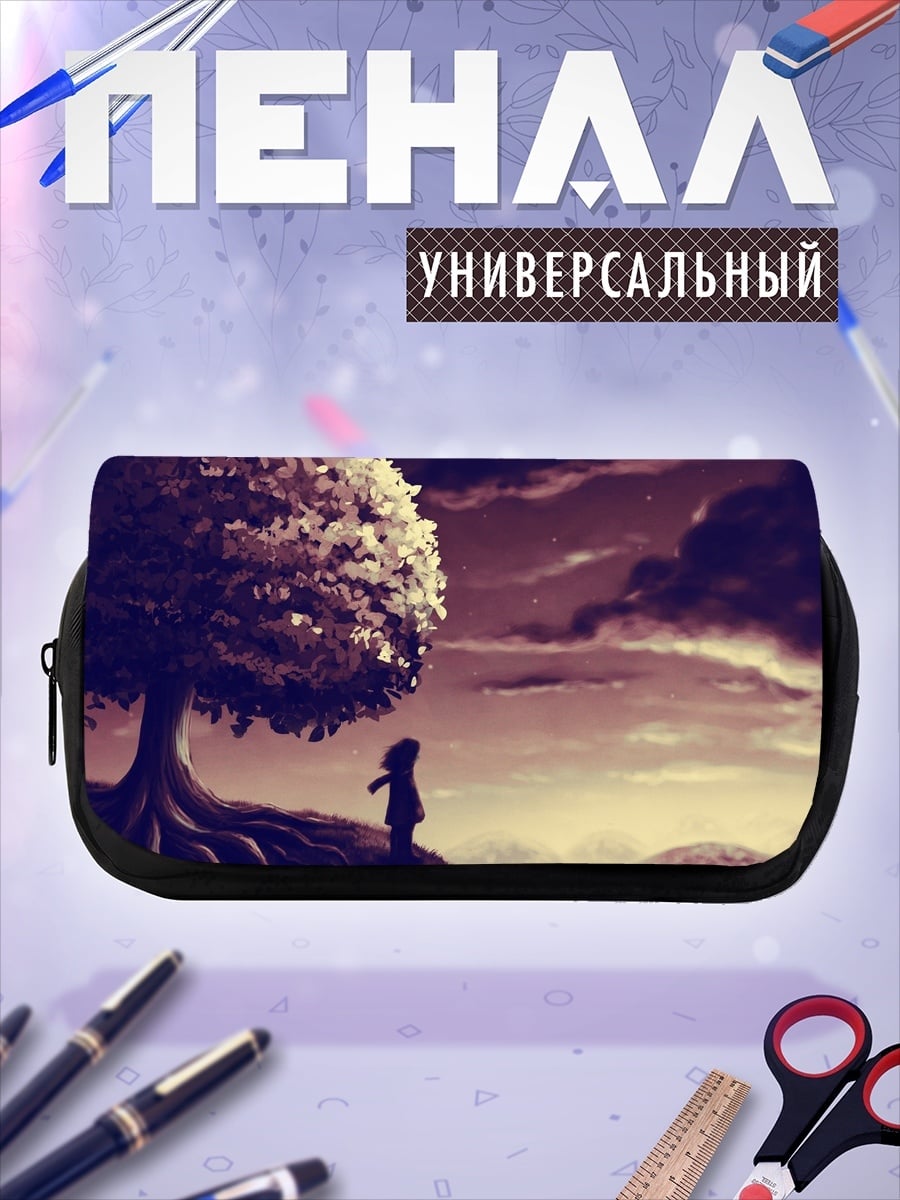 Пенал-косметичка Девочка под деревом