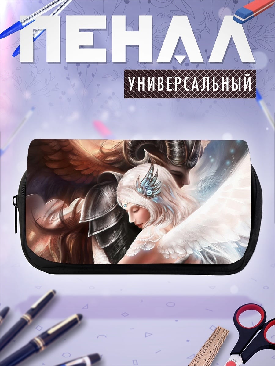 Пенал-косметичка ангел и демон