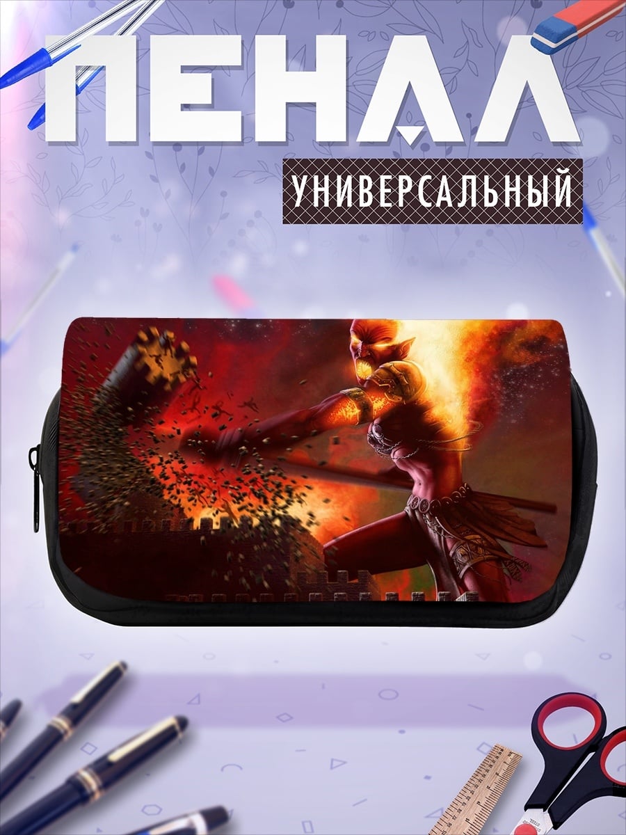 Пенал-косметичка Огненный воин