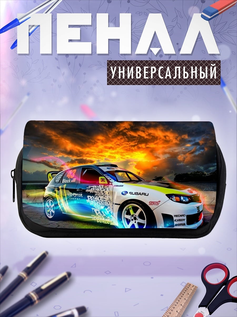 Пенал-косметичка Гоночный Subaru WRX