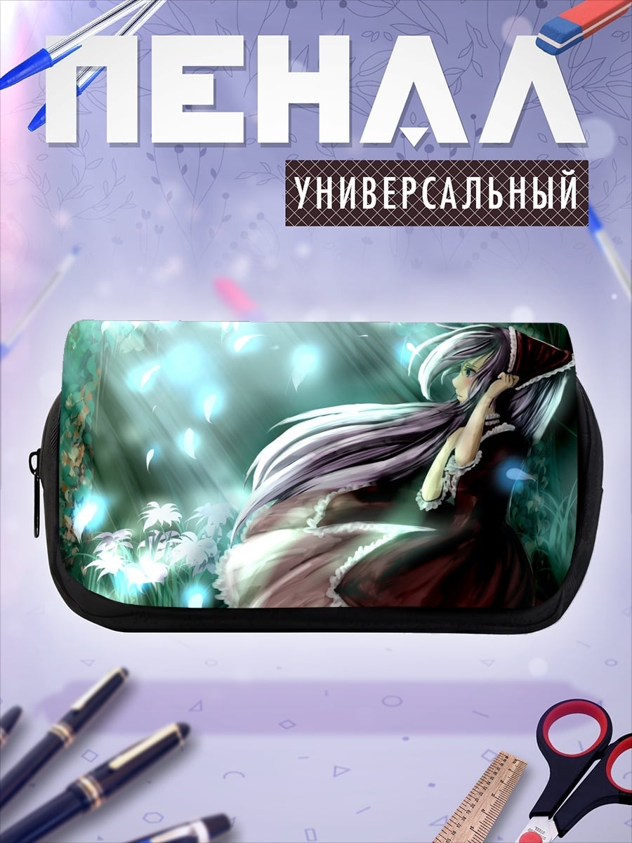 Пенал-косметичка Девушка в лесу