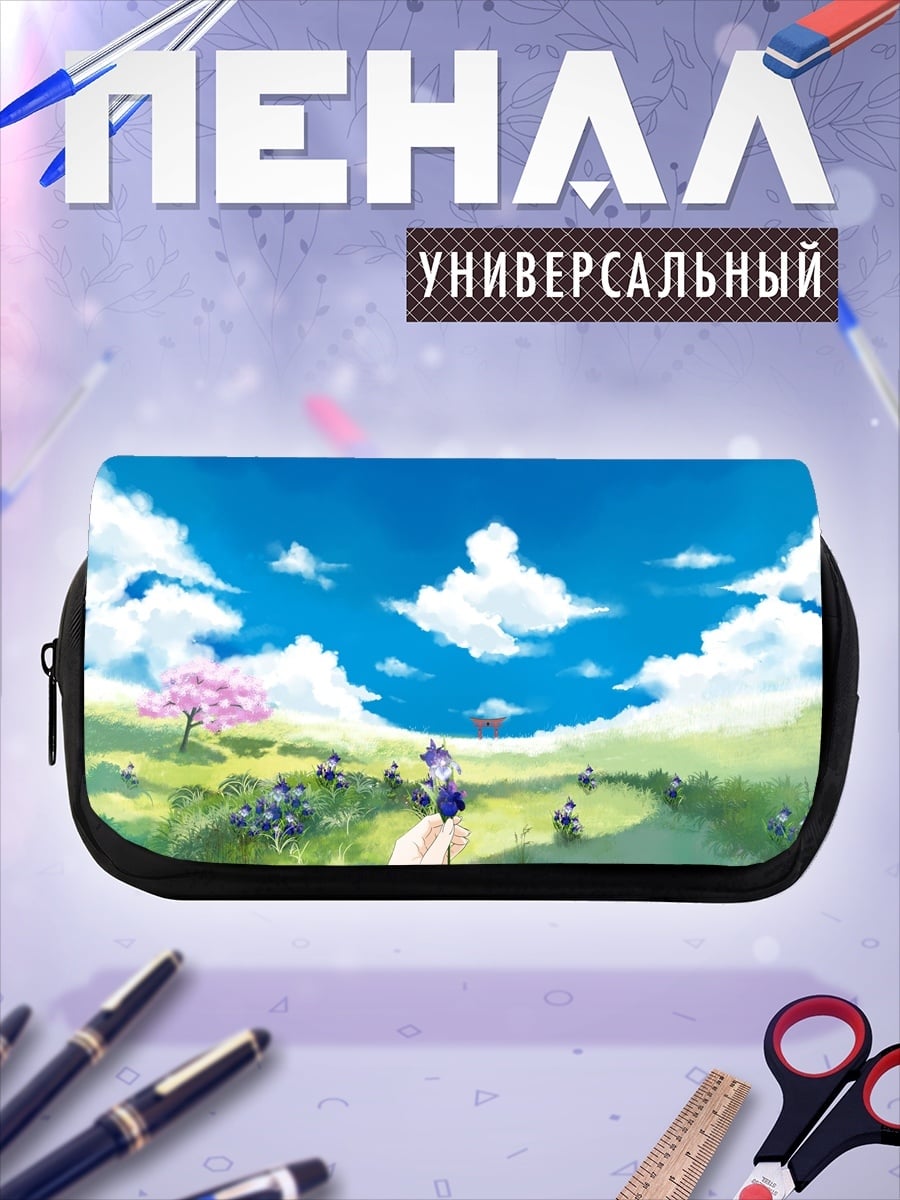 Пенал-косметичка аниме девушка весна