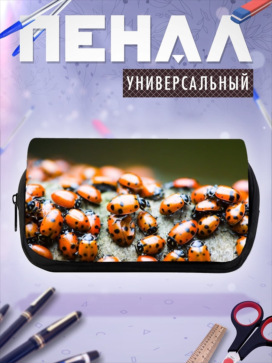 Пенал-косметичка Божьи коровки