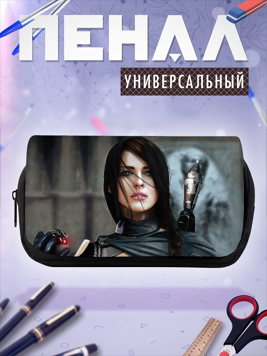 Пенал-косметичка темная воительница