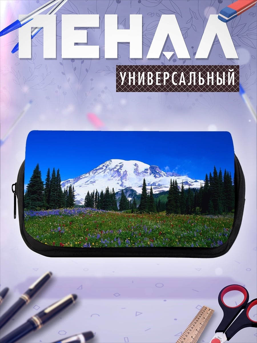 Пенал-косметичка Цветочная поляна