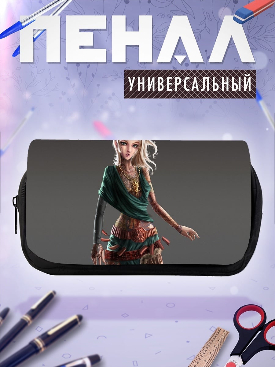 Пенал-косметичка воительница