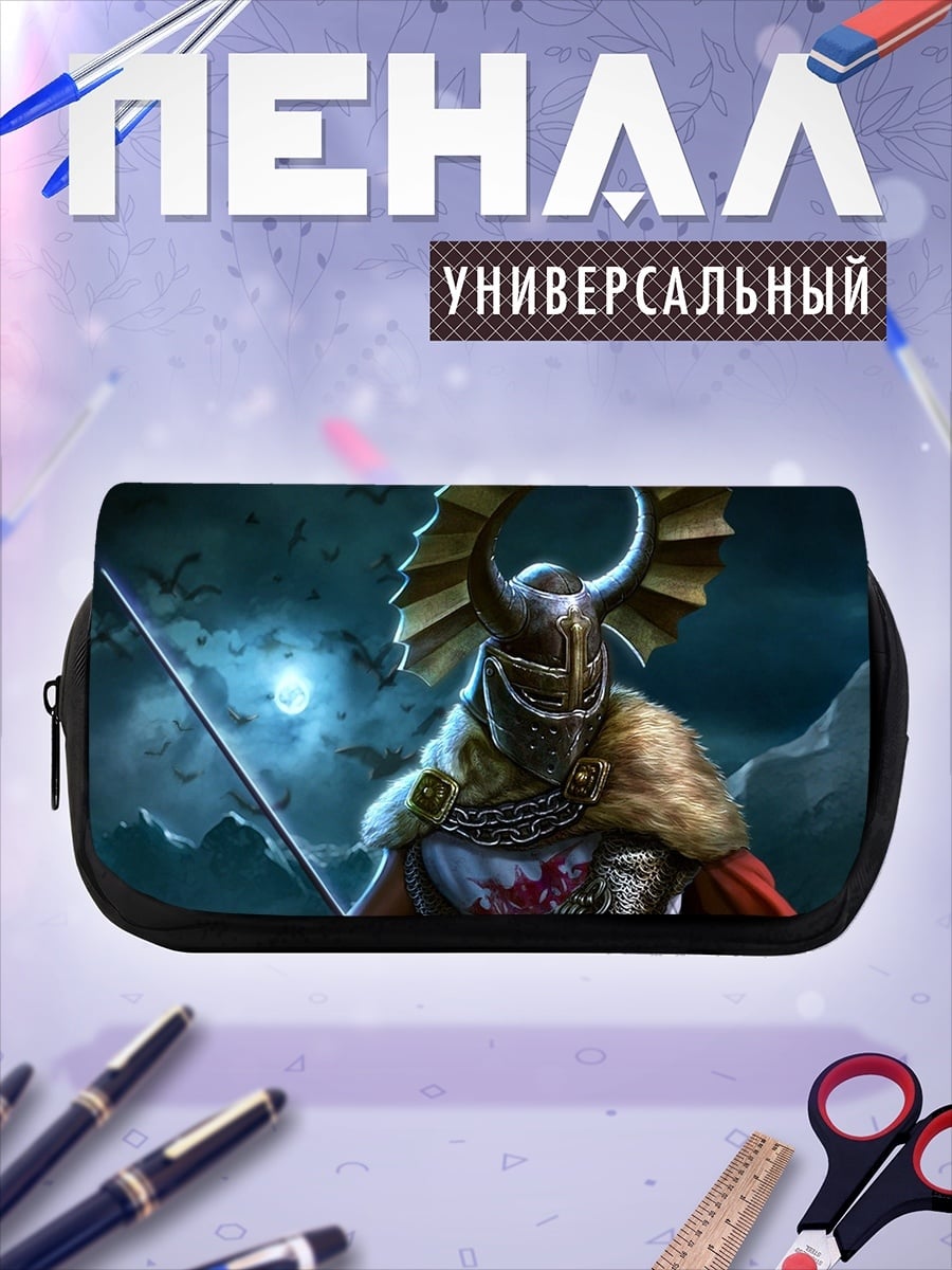 Пенал-косметичка Воин в шлеме