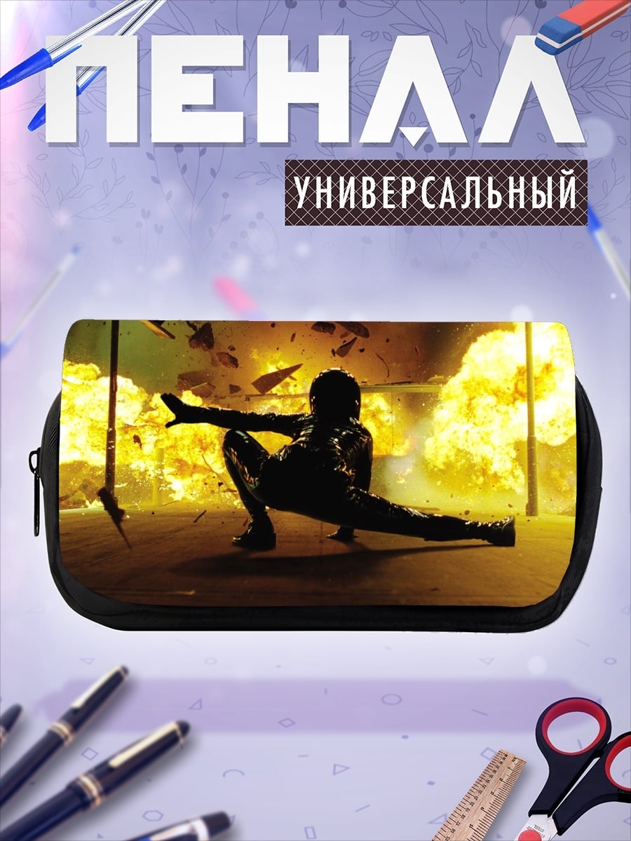Пенал-косметичка Девушка в огне