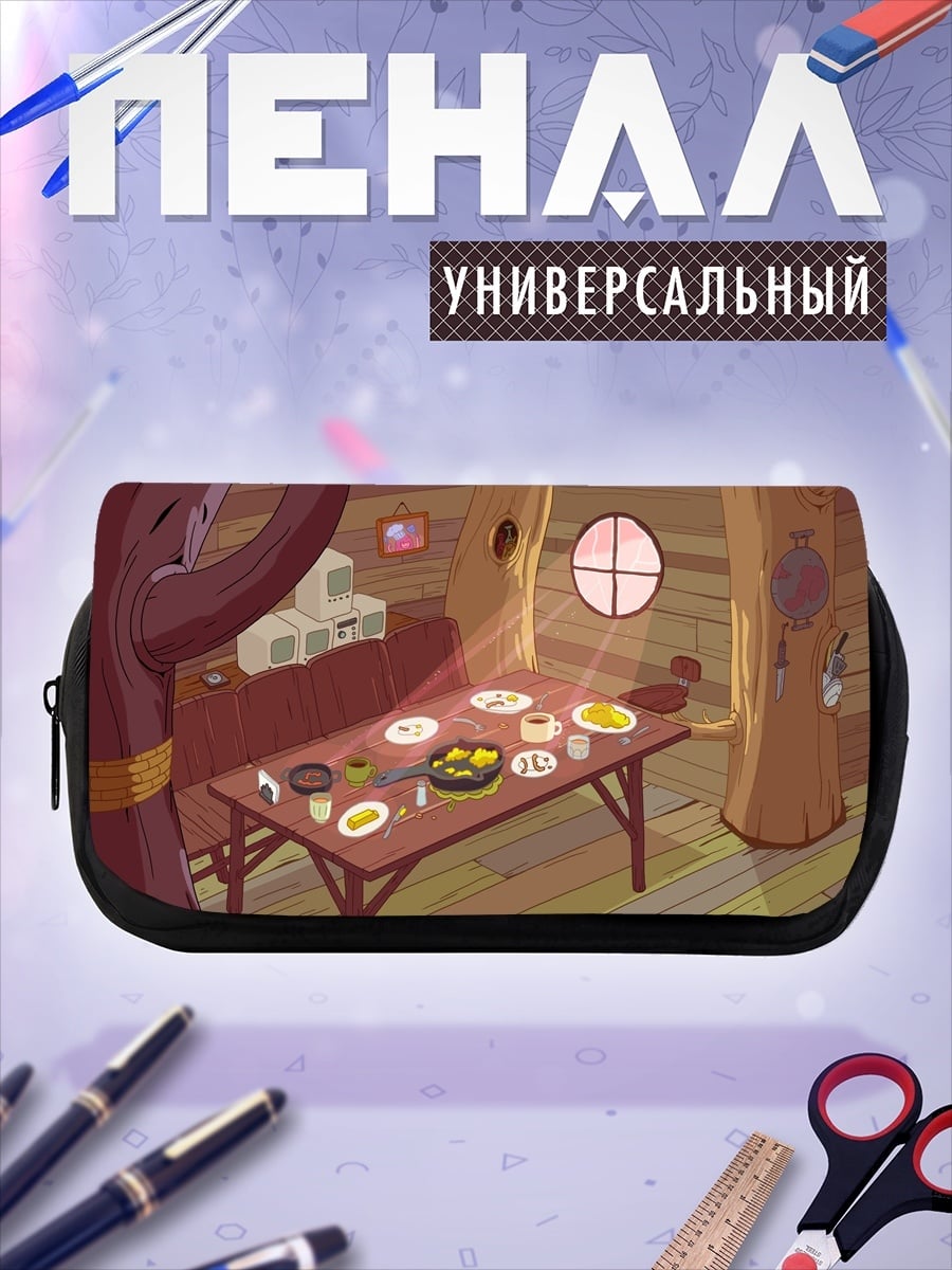 Пенал-косметичка Лесная хижина еда