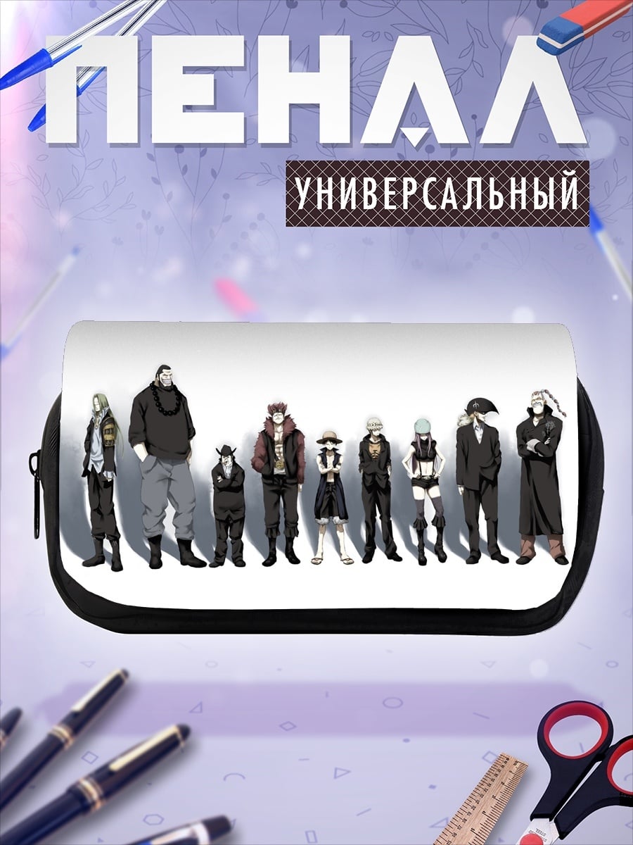 Пенал-косметичка группа персонажей