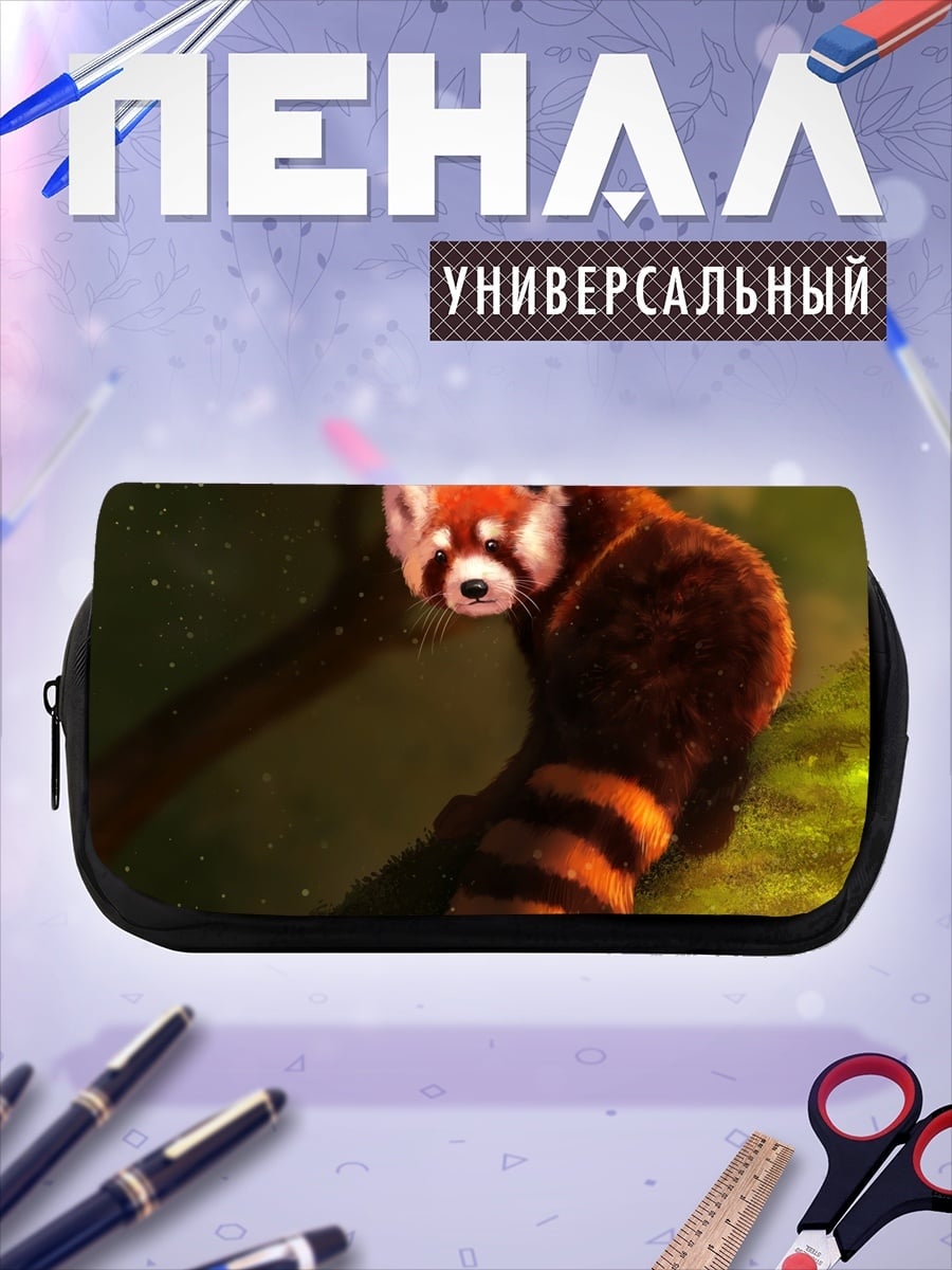 Пенал-косметичка красная панда