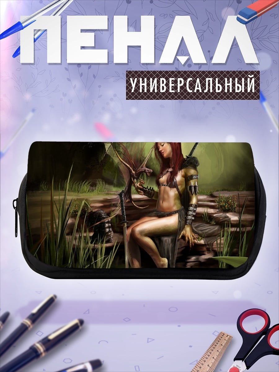 Пенал-косметичка Девушка у воды