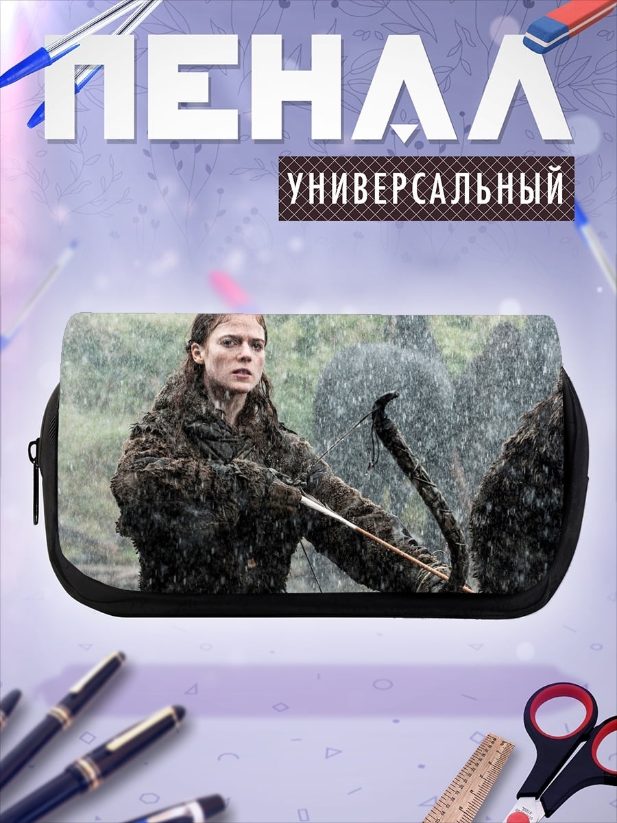 Пенал-косметичка Девушка с луком