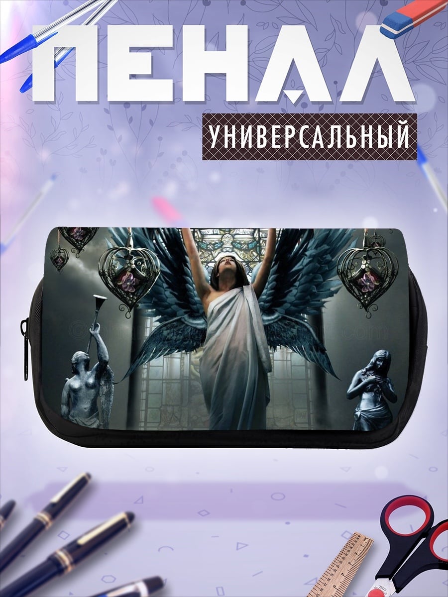 Пенал-косметичка Падший ангел в храме