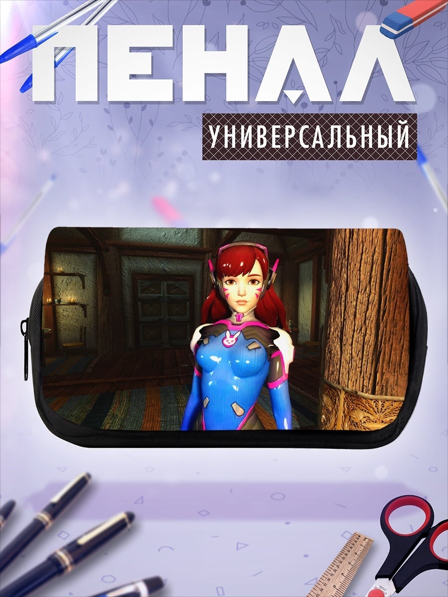 Пенал-косметичка Аниме девушка D.Va