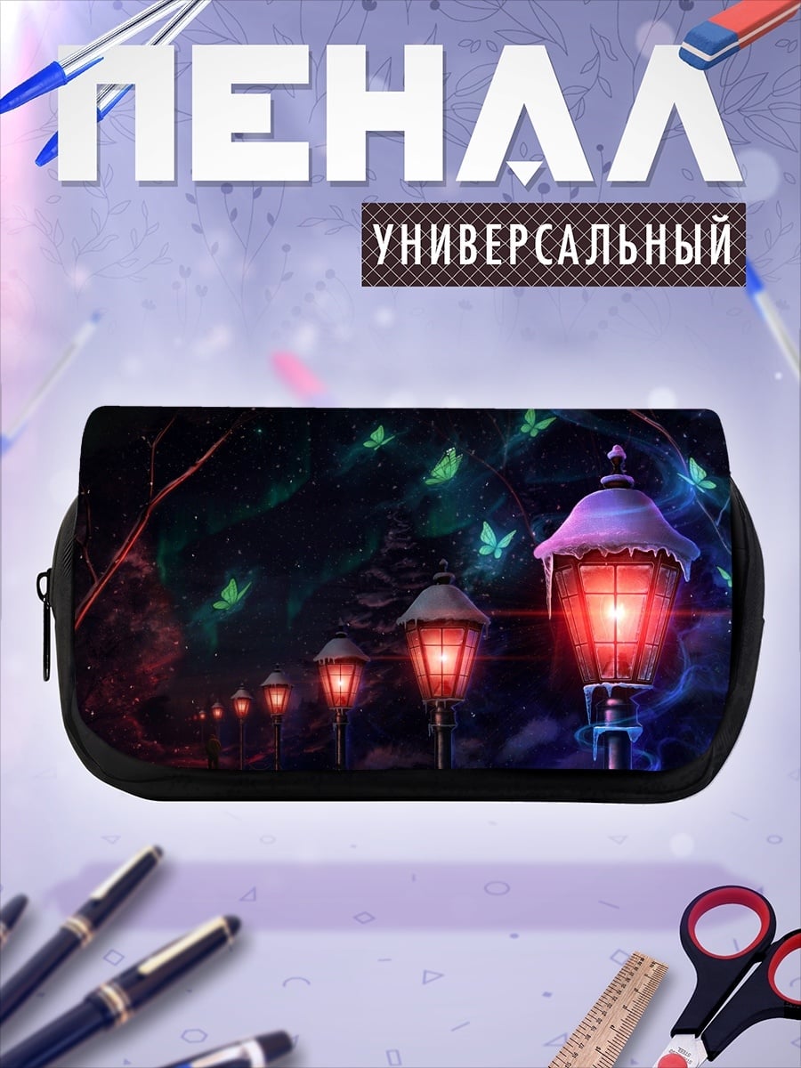Пенал-косметичка волшебный ночной сад