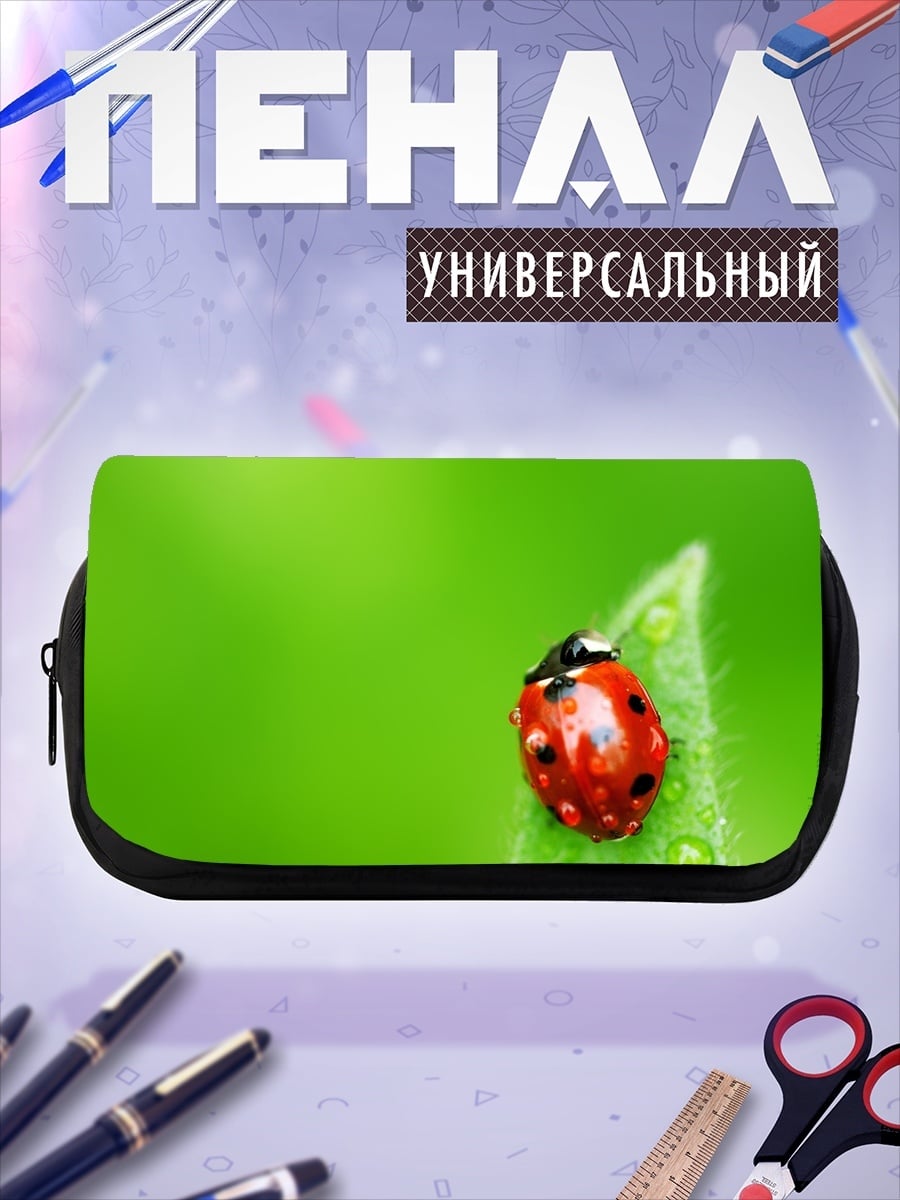 Пенал-косметичка божья коровка
