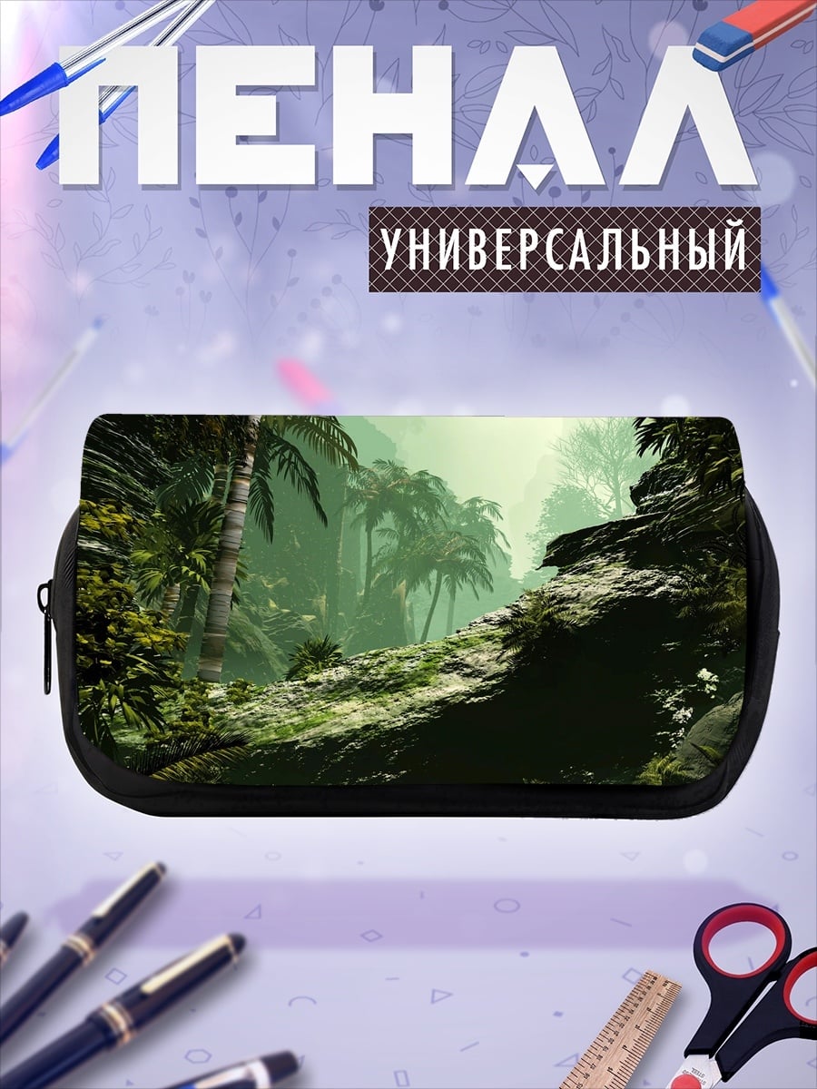 Пенал-косметичка Тропический лес