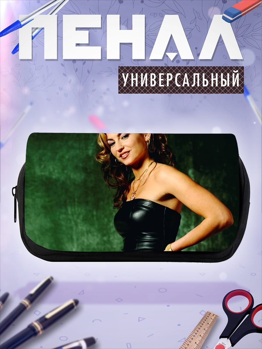 Пенал-косметичка Девушка в черном