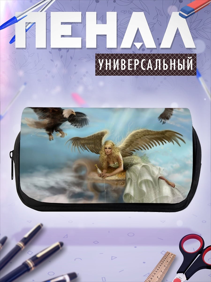 Пенал-косметичка Ангел с орлами
