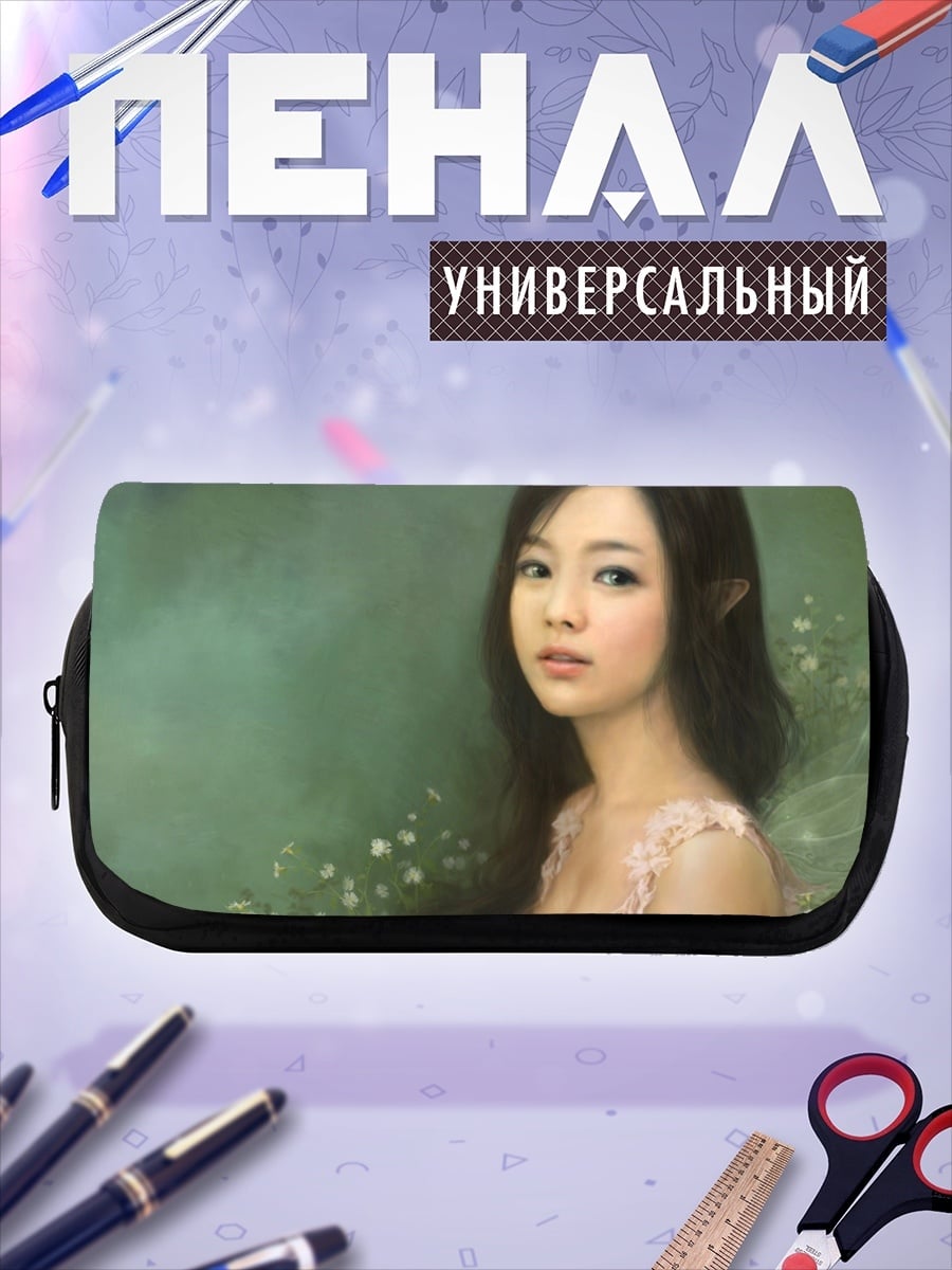 Пенал-косметичка фея в цветах