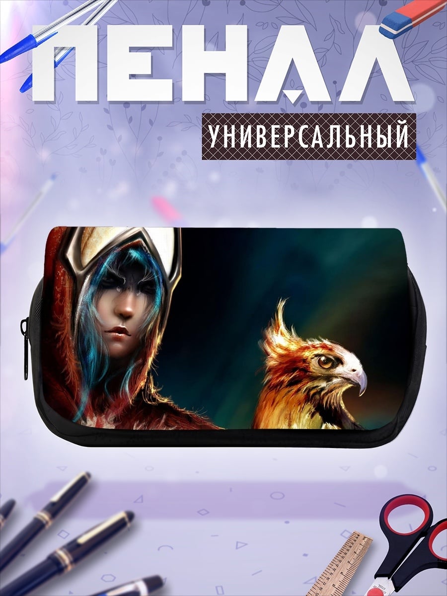 Пенал-косметичка Воин и феникс