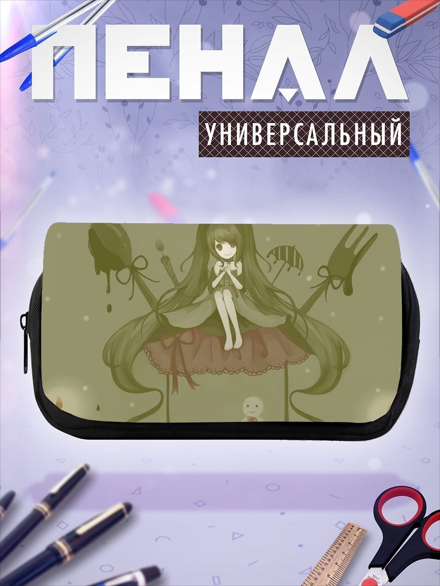 Пенал-косметичка Девочка в банке