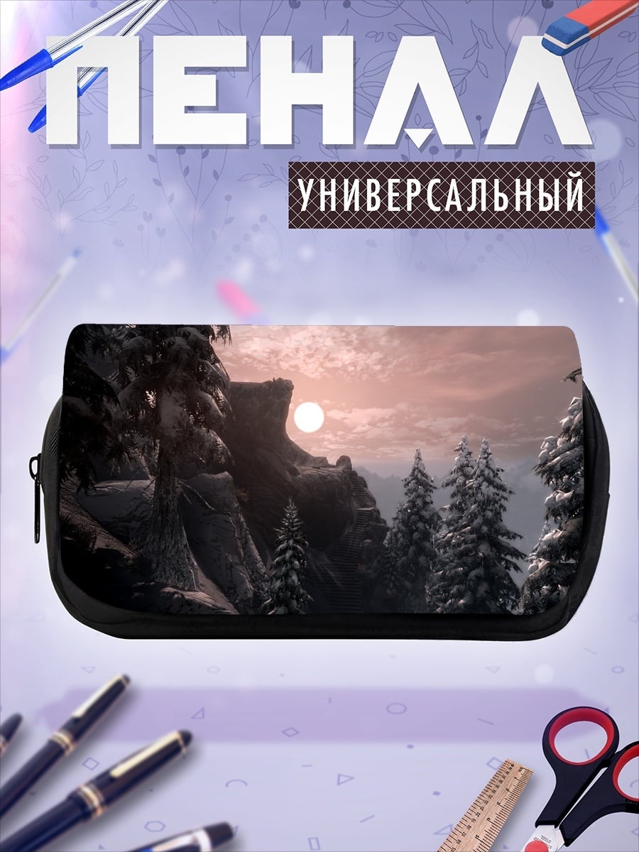 Пенал-косметичка Зимний пейзаж